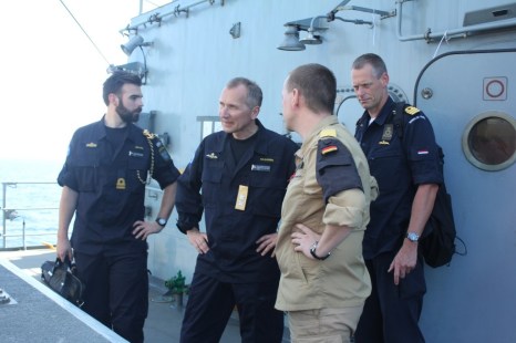 EU-Task-Force-Commander-Rear-Admiral-Jonas-Haggren-visited-German-Navy-frigate-FGS-Bayern 2015 EUNAVFOR