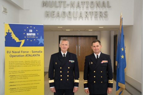 Rear Admiral Jonas Wikstrӧm (right) and Rear Admiral Cristobal Gonzalez-Aller (left) July 2016