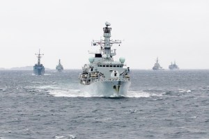 UK RN in NATO excercise Norway 2016