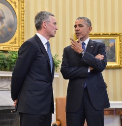 Bilateral meeting between NATO Secretary General Jens Stoltenberg and US President Barack Obama at the White House